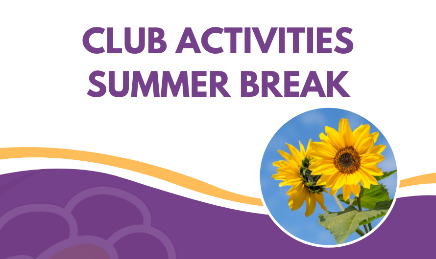 Club activities summer break
